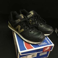 二手 new balance 574龍年限定 黑金 男鞋