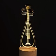 WD 原木夜燈 - 琵琶 國樂 / 音樂 / 夜燈 / MUSIC