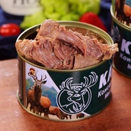 Russian Flavor Canned Venison Food Large Piece Instant Food 75% Pure Meat No Starch Soup Instant Foo