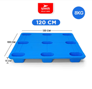 SPEEDS Palet Plastik HDPE 120x100x15cm Plastic Pallet Kaki 9 Kuat Kokoh