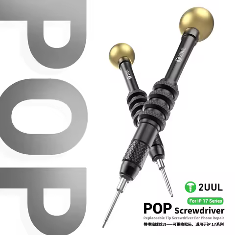 2UULSD87 17 Air/17 Pro Max Series POP Screwdriver Support Replaceable Tip for iPhone 17 Series Phone