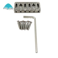 Guitar Bridge String Lock 6 Strings for 6 String Headless for Headless Guitar Silver