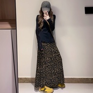 YFS | American Style High Waist Leopard Print Mini Skirt Womens Fashion Slim Fit A-Line Wrap Bodycon