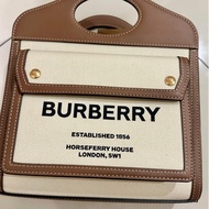 BURBERRY Canvas Pocket Bag