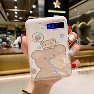 การ์ตูน 6000mAh power bank ความจุขนาดใหญ่ mini power bank iPhone 13 pro max บางและ light power bank 