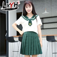 [LXYH- COSER KING] ชุดนักเรียน ญี่ปุ่น 2021 College Style Sailor Clothes Japanese Korean ชุดนักเรียนหวานสองชิ้น Cosplay Costume นักเรียน School Uniform