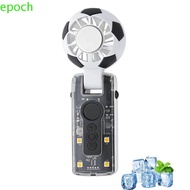 EPOCH Handheld Fan, LED Display Screen Small Size Soccer Theme Fan, Portable Cooling 100 Levels Spee