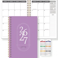 1pc 2026-2027 Monthly Planner, 24-Month Weekly Monthly Calendar Planner Organizer From Jan 2026 To D