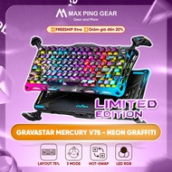 [FIRE] Gravastar Mercury V75 PRO Limited Edition NEON GRAFFITI Mechanical Gaming Keyboard - Maxpingg