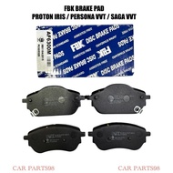ORIGINAL FBK FRONT BRAKE PAD PROTON IRIZ / PERSONA VVT / SAGA VVT