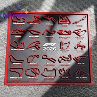 [utilizojmS] 2026 Formula 1 Calendar F1 With Stand Racing Desk Calendar Ornament Home Office Desktop