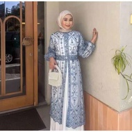(COD) azzura outer panjang brukat etnik payet