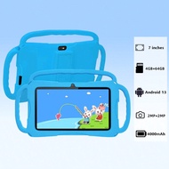 4GB RAM + 64GB ROM / 7-Inch Tablet / Quad-Core 1.3GHz / Android 13 MTK8321 / 1280x800 HD IPS Display