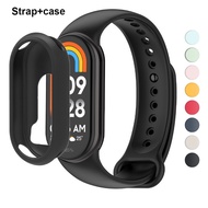 case+Strap for Xiaomi Mi Band 9 strap,mi band 8 strap , mi band 9 protector case, mi band 8 case, mi