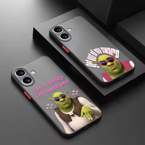 Anime Movie s-Shrek Matte Phone Case For Xiaomi 15T 12 12S 12X 11 11T 10T POCO F4 F5 M3 M4 X3 GT NFC