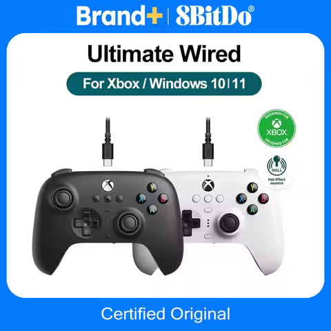 8Bitdo Ultimate Xbox Controller Wired Gaming Gamepads PC Hall Effect Joysticks Update for Xbox One X