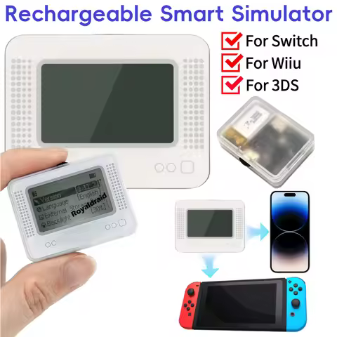 Rechargeable Smart Simulator Lighgtweight Universal Smart Game Simulator Allmiibo Swipe Induction Bu