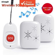 SOS button Wireless Caregiver Pager Elderly Emergency SOS Button Wireless Home Remote Help Emergency