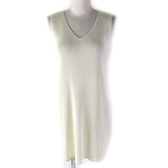 成色極佳 △ 三宅一生PLEATS PLEASE PP23-FT275 無袖連身裙 象牙色 3碼 日本製造 正品 女士推薦 ◎