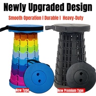 SG Portable Foldable Stool | Premium Outdoor Chair with Adjustable Height for Camping & Travel