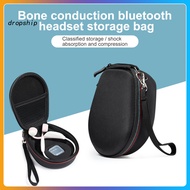 DRO_ Storage Bag Wear-resistant Waterproof Compact Bone Conduction Bluetooth-compatible Earphone Protective Box for Aftershokz AS800 AS650
