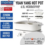 Morries MS8865YYHP 6.5L Yuan Yang Hot Pot Steamboat MS-8865YYHP Hotpot