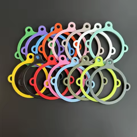 DIY Decor Water Bottle Plastic Ring Universal Fits Wide Mouth 12-64oz Aquaflask Holder Travel Carryi