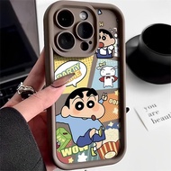case POCO C61 4G X4 Pro 5G M4 Pro 4G X6 NEO M6 Pro 4G F3 GT F4 GT Silicone Soft Shell Crayon Shin ch