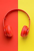 Melody Muses: 6x9 Soft Matte Songwriting Journal with 101 Lined Pages and Date Spaces – Vibrant Red 