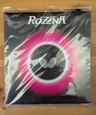 100% NEW Butterfly Rozena 黑色 MAX 2.1 膠皮