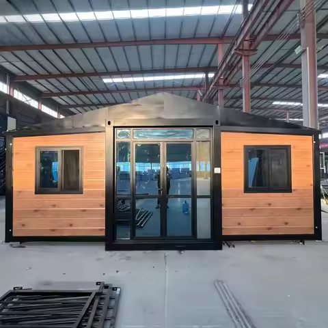 Portable Prefabricated Luxury Modular Homes 20ft 40ft Expandable Container Cheap 1 2 3 4 Bedrooms Ti
