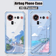 For Nubia Z80 Ultra Case NX741J 5G Clear Airbag Silicone TPU Shockproof Back Cover Protector For Nub