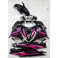 COVERSET LC 135 V2/V3/V4/V5/V6/V7 HITAM PURPLE PINK ROBOT CUSTOM 🔥