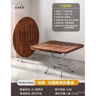 round Simple Folding Table Can Be Used round Dining Table Square Foldable Small Apartment Large round Table Home Dining Table
