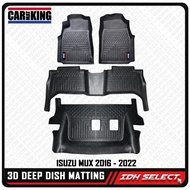 CARMATKING ISUZU MUX 2016 to 2022 Deep Dish Matting ( High Quality ) Heavy Duty TPO ~2.5mm CFM-DD-Mu