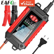 EAFC 12V Lead Acid AGM Car and Motorcycle Battery Charger - with Battery Detection Pengecas Bateri K