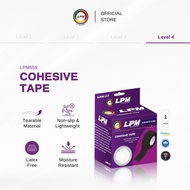 LPM Cohesive Bandage 659 Cotton Cohesive Tape 4.5m Elastic Cotton Band Self Adhesive Bandage
