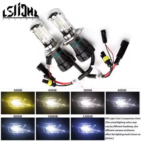 LSlight H1 H3 H4 H7 H11 H13 9004 9005 9006 880 35W HID Xenon Light Bulb Car Auto Headlight 4300K 500