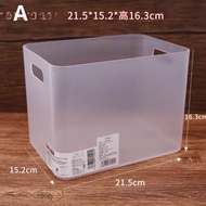DAISO Free Stacking Box Large Deep Type Cosmetics Storage Box Desktop Finishing Pp Transparent Plast