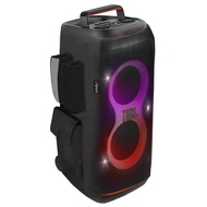 PARTYBOX Club 120 Portable Party Speaker Bundle with gSport Cargo Sleeve (Black)