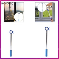 [hcvcuzq3] Drapery Pull Rod Durable Aluminum Alloy Pole Extendable Window Opener Adjustable Sliding 