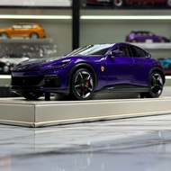 [Ready Stock] AT Model 1: 18 Ferrari Purosangue V12 FUV Simulation Resin Car Model Collection Brand 