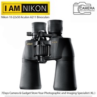 Nikon Binoculars 10-22x50 / 10-22 X 50 /10-22X50  Aculon A211 Binoculars ( NIKON Msia )