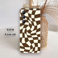 Case Latest Vivo Y100 5Ghp - Casing Latest Y100 5Ghp - Elzora.id - Fashion Case - Chess Motif - Girl
