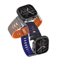 Magnetic Silicone Strap for iWatch Ultra3/2 49mm Powerful Magnetic Absorption Skin Friendly for iWat