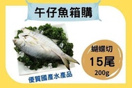【全國漁會】午仔魚蝴蝶切200g(箱購)