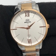 Roscani Ryker Rosegold  Bracelet Watch Raised Curve Crystal Stainless Steel Analog Jam Tangan Lelaki