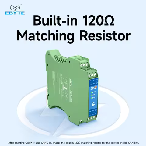 CANFD Isolated Repeater Industrial-Grade CANFD Signal Amplifier Bus Repeater Extension Module EBYTE 