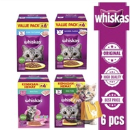 Whiskas Value Pack Wet Cat Food (80g x 6 pcs)