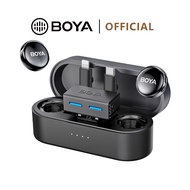 BOYA BOYALINK 3 Wireless Microphone Button-Sized Lapel Microphone AI-Powered Noise Cancelling Mic
